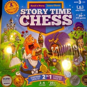 Story Time Chess with books - new and unopened